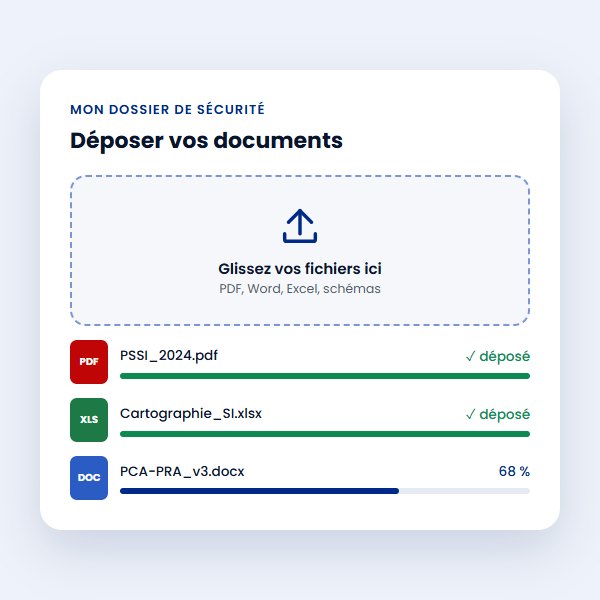 Dépôt des documents sur la plateforme